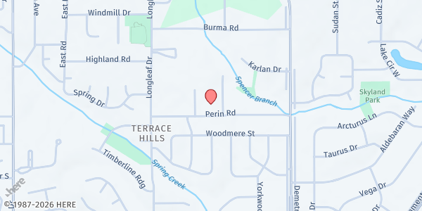 Map showing Kingswood UMC at 5200 Perin Rd., Mobile, AL