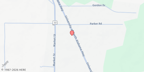 Map showing COC Food Pantry & Soup Kitchen at 13533 AL Hwy. 157, Moulton, AL