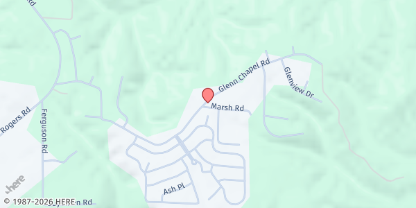 Map showing North Jefferson Baptist Association - The Caring Center at 3396 Mt Olive Rd., Mt Olive, AL