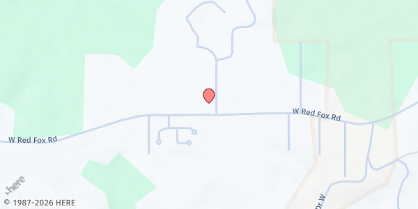 Map showing MOWA Band: Choctaw & Mobile at 1080 Red Fox Road West, Mt. Vernon, AL