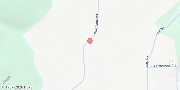 Map showing Hurricane Valley Assembly Church at 2671 Hurricane Rd., New Market, AL