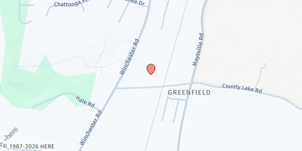 Map showing Locust Grove Baptist Church at 171 County Lake Rd., New Market, AL