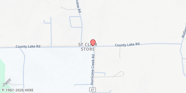 Map showing New Market UMC at 310 Hurricane Rd., New Market, AL