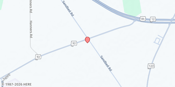 Map showing Christian Home Church of Christ at 463 AL-92, Newton, AL