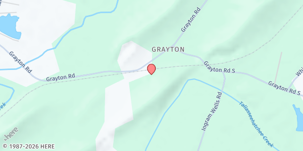 Map showing Ebenezer Baptist Church Mobile Pantry at 2064 Grayton Rd., Ohatchee, AL