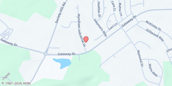 Map showing Mount of Transfiguration/ Alignment 360 Church at 3125 Wyndham Industrial Dr., Opelika, AL