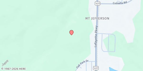 Map showing Pine Grove UMC at 7235 US-29, Opelika, AL