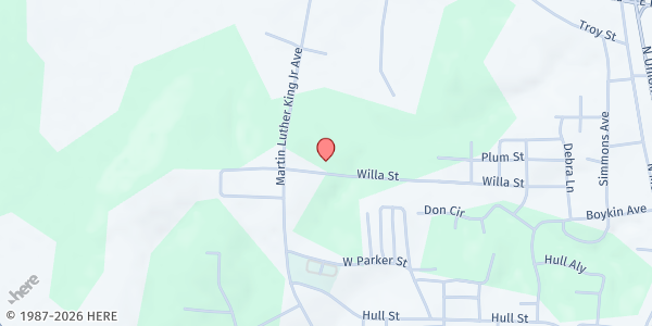 Map showing Shiloh SDA Church at 199 Willa St., Ozark, AL