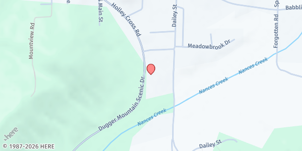 Map showing Piedmont Benevolence Center at 20222 AL-9, Piedmont, AL