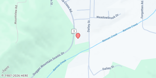 Map showing Piedmont Benevolence Center at 20222 AL Hwy 9, Piedmont, AL