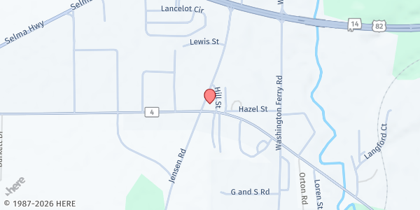 Map showing Spring Hill AME Zion Church at 303 County Rd. 4 E., Prattville, AL