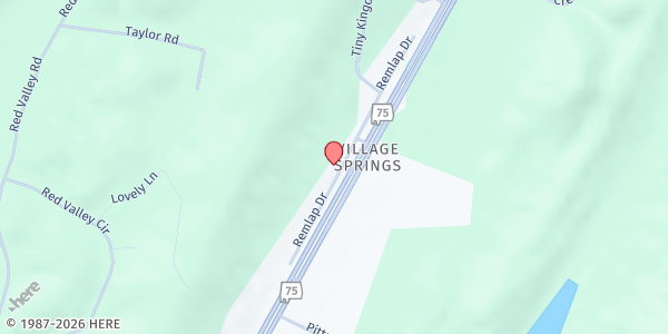 Map showing First Baptist Church of Remlap at 15487 Remlap Dr., Remlap, AL