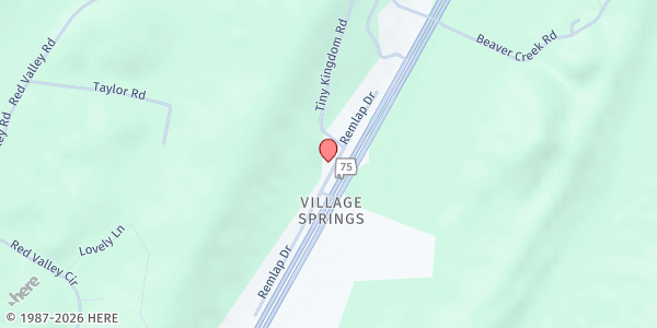 Map showing First Baptist Church of Remlap Mobile Pantry at 15487 Remlap Dr, Remlap, AL