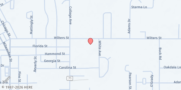 Map showing Robertsdale Elementary at 1 Cub Dr, Robertsdale, AL