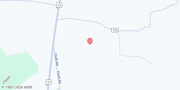Map showing Mt. Olive #2 Baptist Church at 6827 AL-41, Sardis, AL