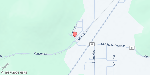 Map showing Jacob's Well Ministry at 311 Co. Rd. 25, Scottsboro, AL