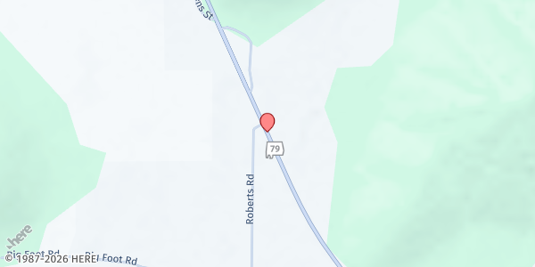 Map showing Living Word Ministries at 9545 AL-79, Scottsboro, AL