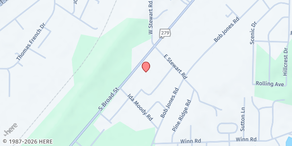 Map showing The Well Scottsboro - 12 Bushels Food Distribution at 3513 S. Broad St., Scottsboro, AL