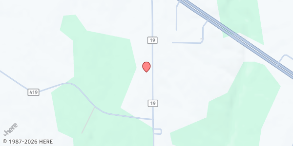 Map showing Saved By Grace at 6031 Co. Rd. 19, Section, AL