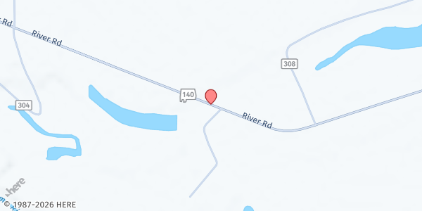 Map showing Sandridge Missionary Baptist Church at 4158 River Rd., Selma, AL