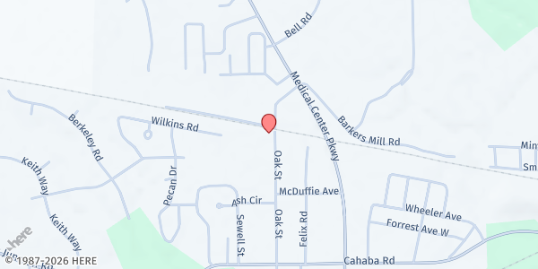 Map showing Selma Area Food Bank at Selma Area Food Bank, Selma, AL