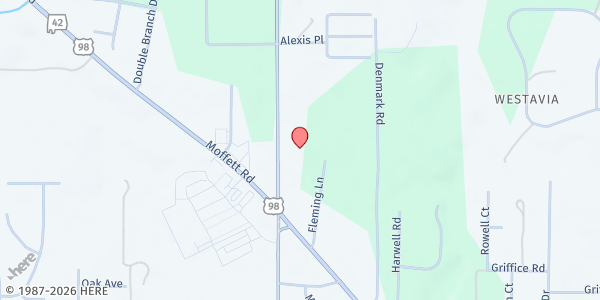 Map showing Azalea City Church of Christ at 3550 Schillinger Rd. N., Semmes, AL
