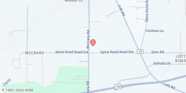 Map showing The River at 5610 McCrary Rd., Semmes, AL