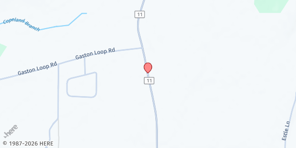 Map showing Union Baptist Church at 5257 Grand Bay Wilmer Rd, South Grand Bay, AL