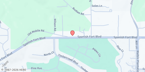 Map showing Prodisee Pantry at 9315 Spanish Fort Boulevard, Spanish Fort, AL