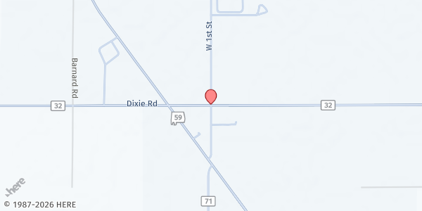 Map showing Greenwood Community Covenant Church at 21950 County Road, Summerdale, AL