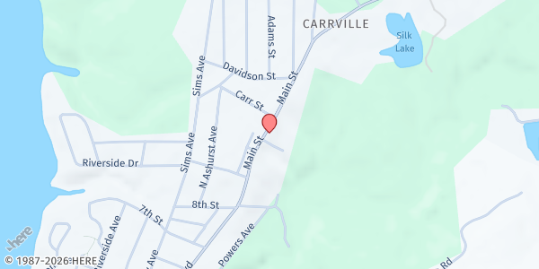 Map showing ACTS: Association of Christians of Tallassee at 514 Central Blvd., Tallassee, AL