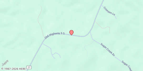 Map showing Liberty Baptist Church at 7759 Old Hwy, Thomasville, AL