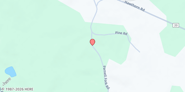 Map showing Tibbie Baptist Church at , Tibbie, AL