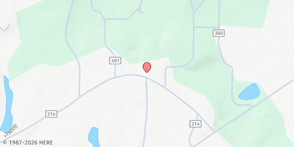 Map showing Oak Grove FCM Church at 345 Co. Rd. 356, Trinity, AL