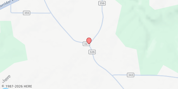 Map showing Oak Grove FCM Church at 284 Co. Rd. 356, Trinity, AL