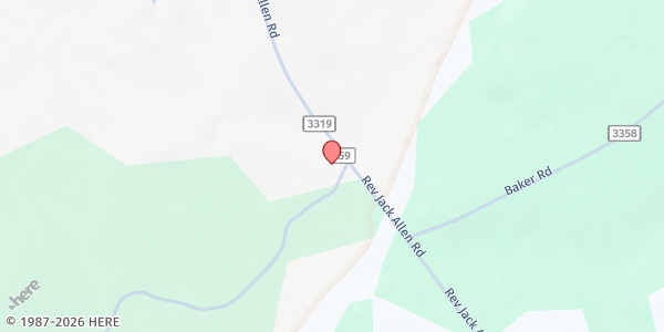 Map showing White Water Missionary Baptist Church at 4671 County Road 3319, Troy, AL