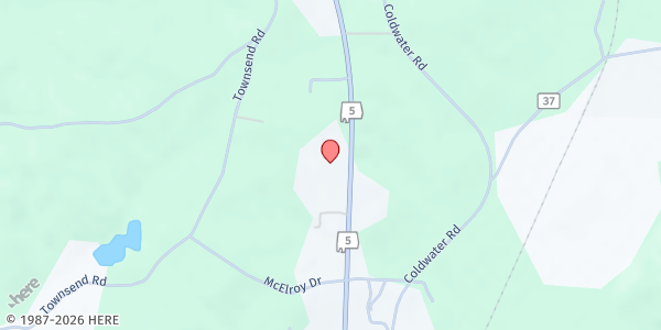 Map showing New Life Assembly of God - Woodstock Hope Center at 27039 AL-5, Woodstock, AL