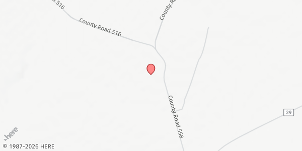 Map showing Blue Gap Bible Ministries at 1/2 mi S of Blue Gap Chapter House, Blue Gap, AZ