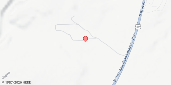 Map showing Cameron Assembly of God at 1mi SW of Cameron Trading Post, Cameron, AZ