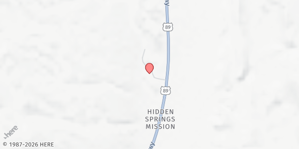 Map showing Covenant of Faith - Cameron at Highway 89 between mile marker 488 and 489, Cameron, AZ