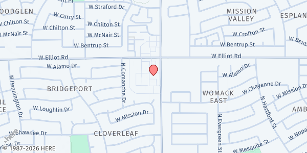 Map showing Recovery Cafe Arizona - Chandler at 2992 N. Alma School Rd. Suite 3, Chandler, AZ