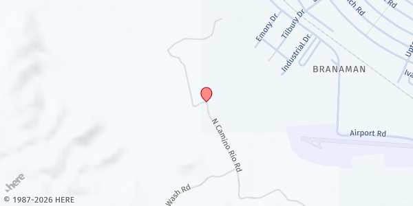 Map showing National Community Health Partners - Kearny at 115 Industrial Drive, Kearny, AZ