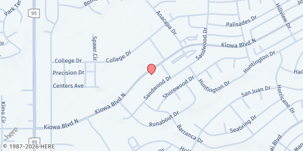 Map showing Restoration Hope Church at 2150 N Kiowa Blvd Suite B-106, Lake Havasu City, AZ