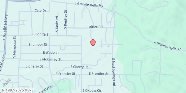Map showing Payson SVDP at 511 South St Philip Street, Payson, AZ