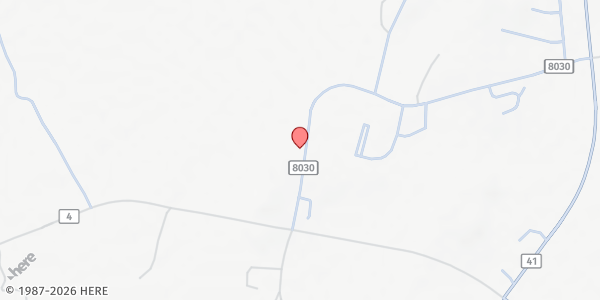 Map showing Pinon Chapter at 2 miles south of Route 65, Pinon, AZ