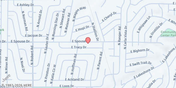 Map showing The Community Cupboard (Prescott Valley) at 8671 Spouse Dr, Prescott Valley, AZ