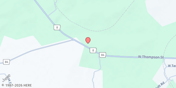 Map showing Genesis Community Church - Amity at 1144 AR-8, Amity, AR