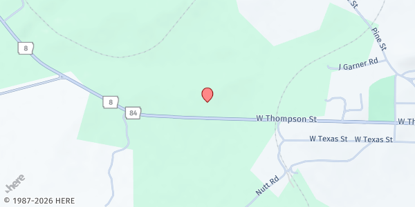 Map showing Scarlet Cord Food Pantry - Food Distribution Center at 1144 AR-8, Amity, AR