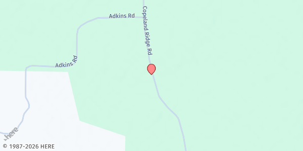 Map showing Lakeview Baptist Church at 1316 Copeland Ridge Rd., Arkadelphia, AR