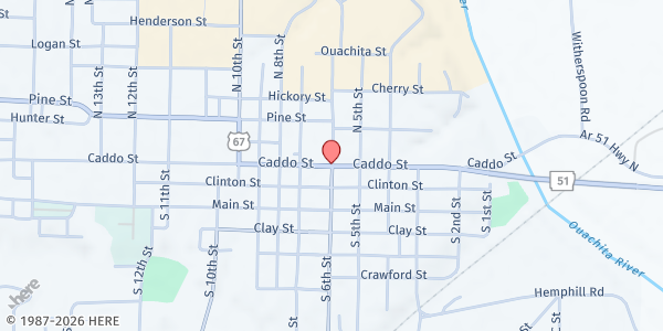 Map showing Lighthouse Ministries - Arkadelphia at 905 Hwy 67 S, Arkadelphia, AR